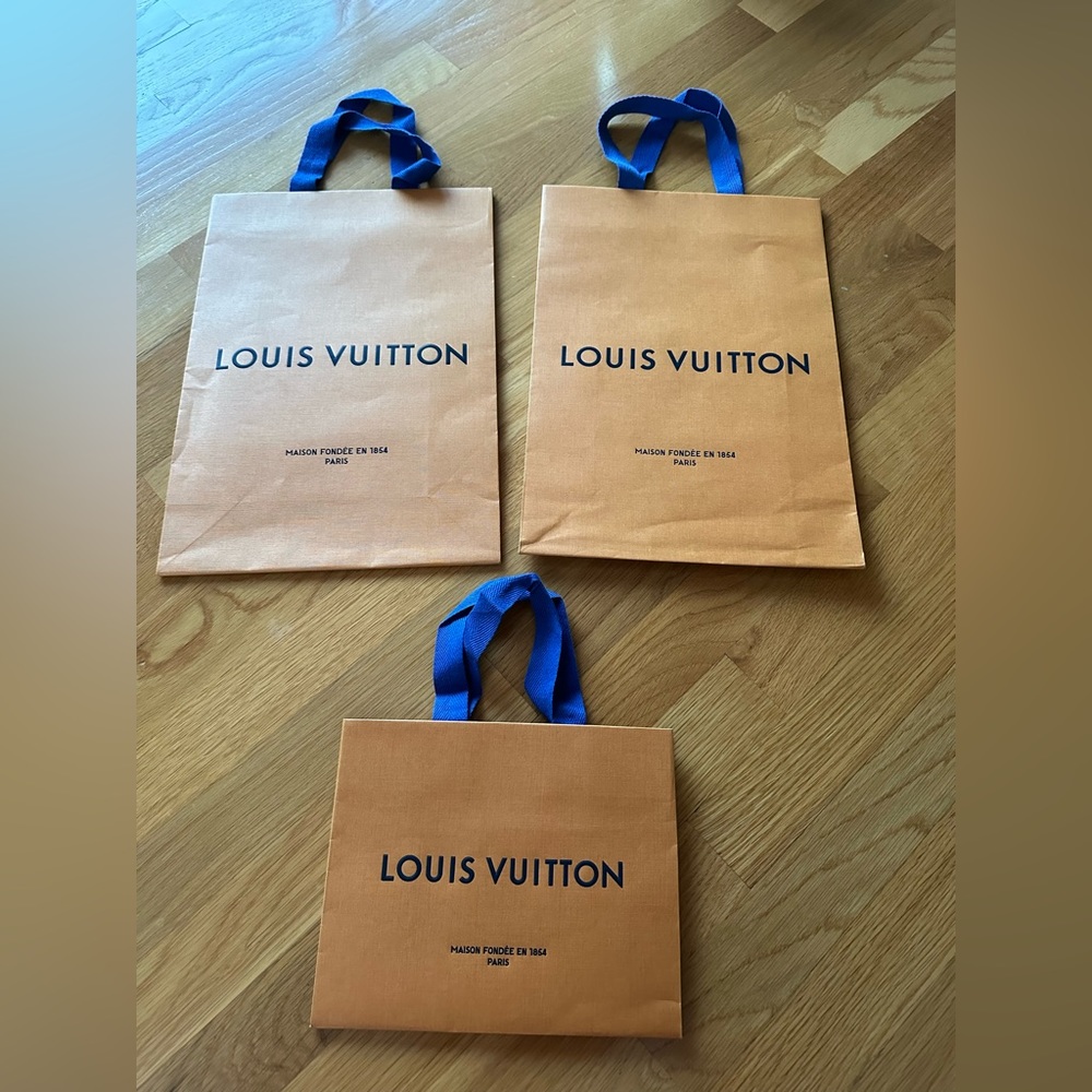 Louis Vuitton shopping bag set